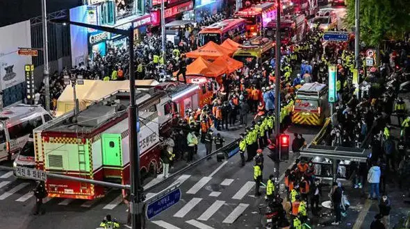 واکنش رئیس پلیس کره جنوبی به فاجعه مرگبار هالووین