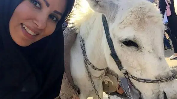 سلفی پرستو صالحی با حیوان مورد علاقه اش +عکس