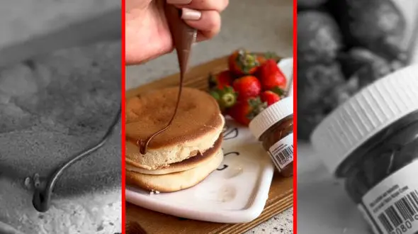 فیلم طرز تهیه پنکیک نرم و خوشمزه