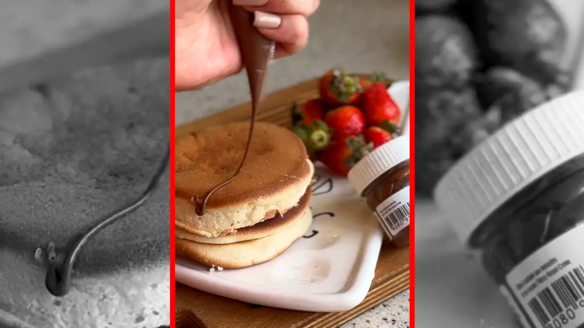 فیلم طرز تهیه پنکیک تپلی نرم و خوشمزه