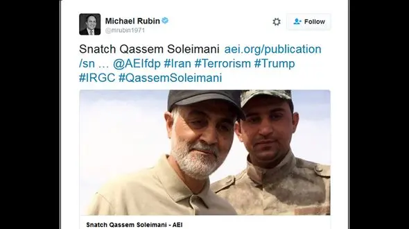 نقشه آمریکایی ها برای دزدیدن سردار سلیمانی+عکس 