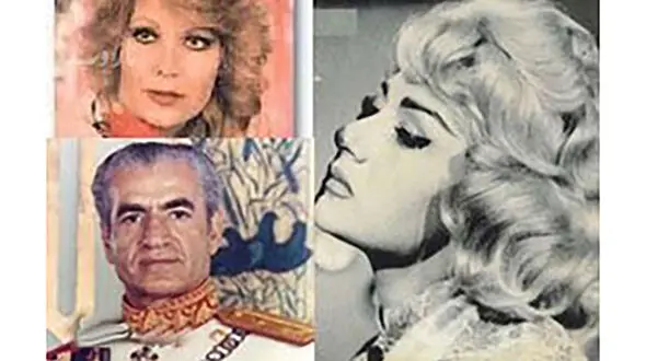 فاحشه پولی شب های خلوت شاه پهلوی کیست ؟! / جذابیت موبلوندی پروین غفاری برای شاه + عکس