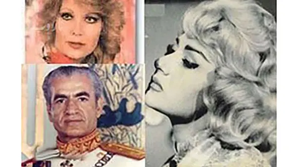 فاحشه پولی شب های خلوت شاه پهلوی کیست ؟! / جذابیت موبلوندی پروین غفاری برای شاه + عکس