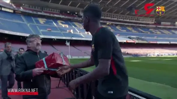 توهین عجیب بازیکن بارسلونا به داور چه بود؟