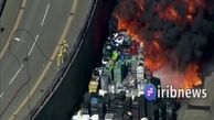 فیلم آتش سوزی بزرگ در شمال غرب انگلیس
