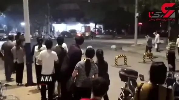 زیر گرفته شدن مردم توسط راننده مست + فیلم