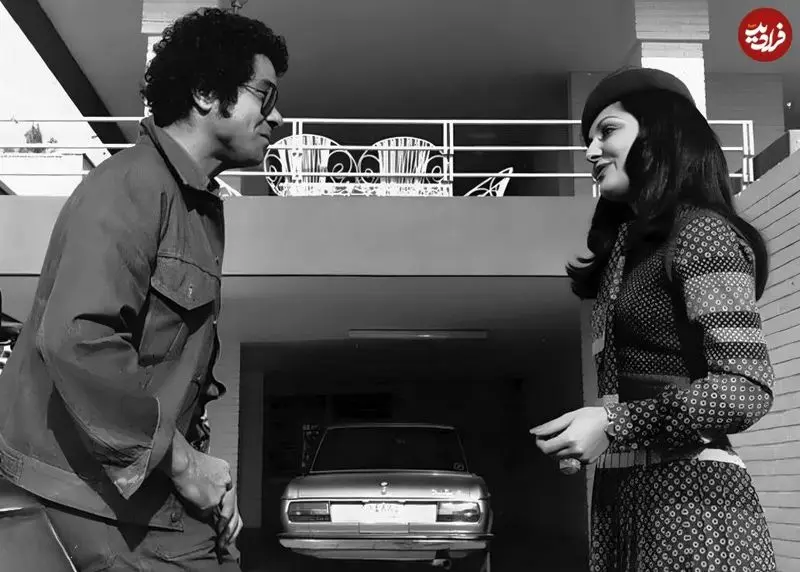 تصویری از گوگوش و بهروز وثوقی در فیلم ممل آمریکایی