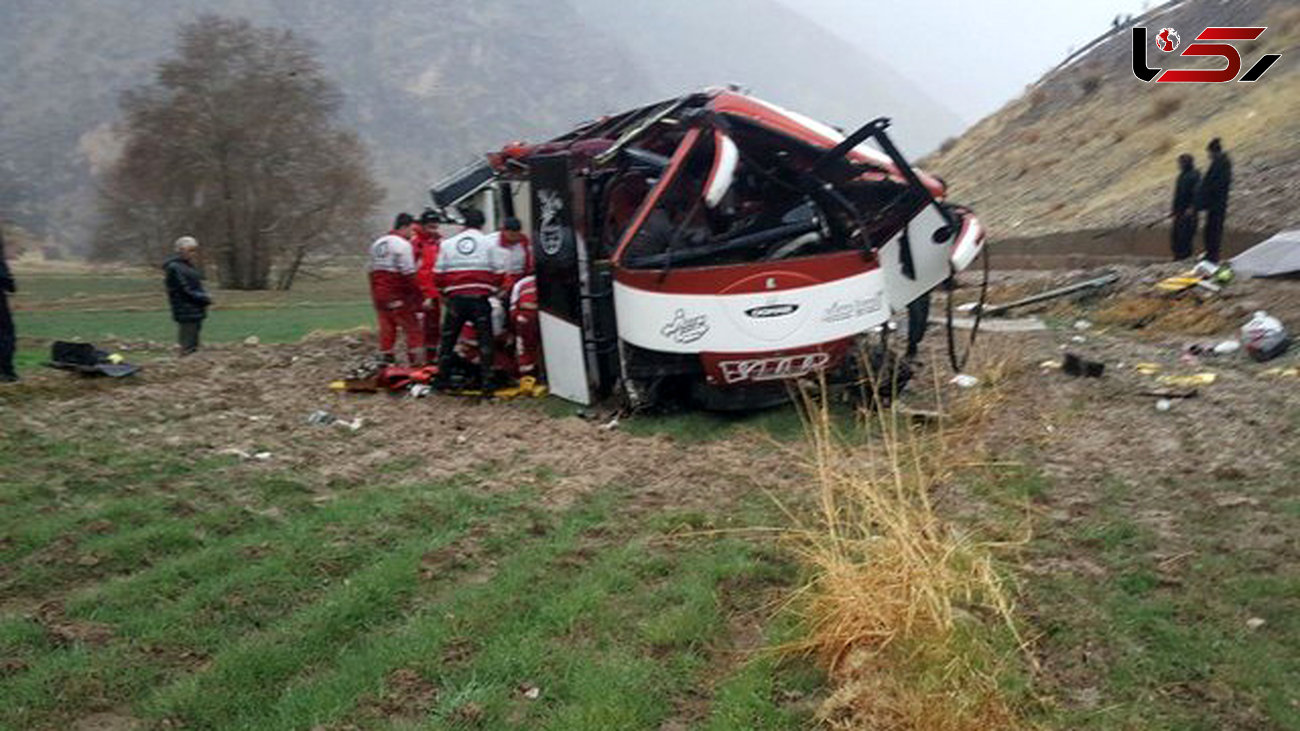 اعلام اسامی ۲ نفر از جانباختگان واژگونی مرگبار اتوبوس «مشهد _ بندرعباس» در بردسیر کرمان