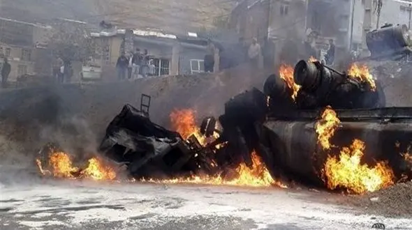 جزئیات جدید واژگونی تانکر سوخت + فیلم