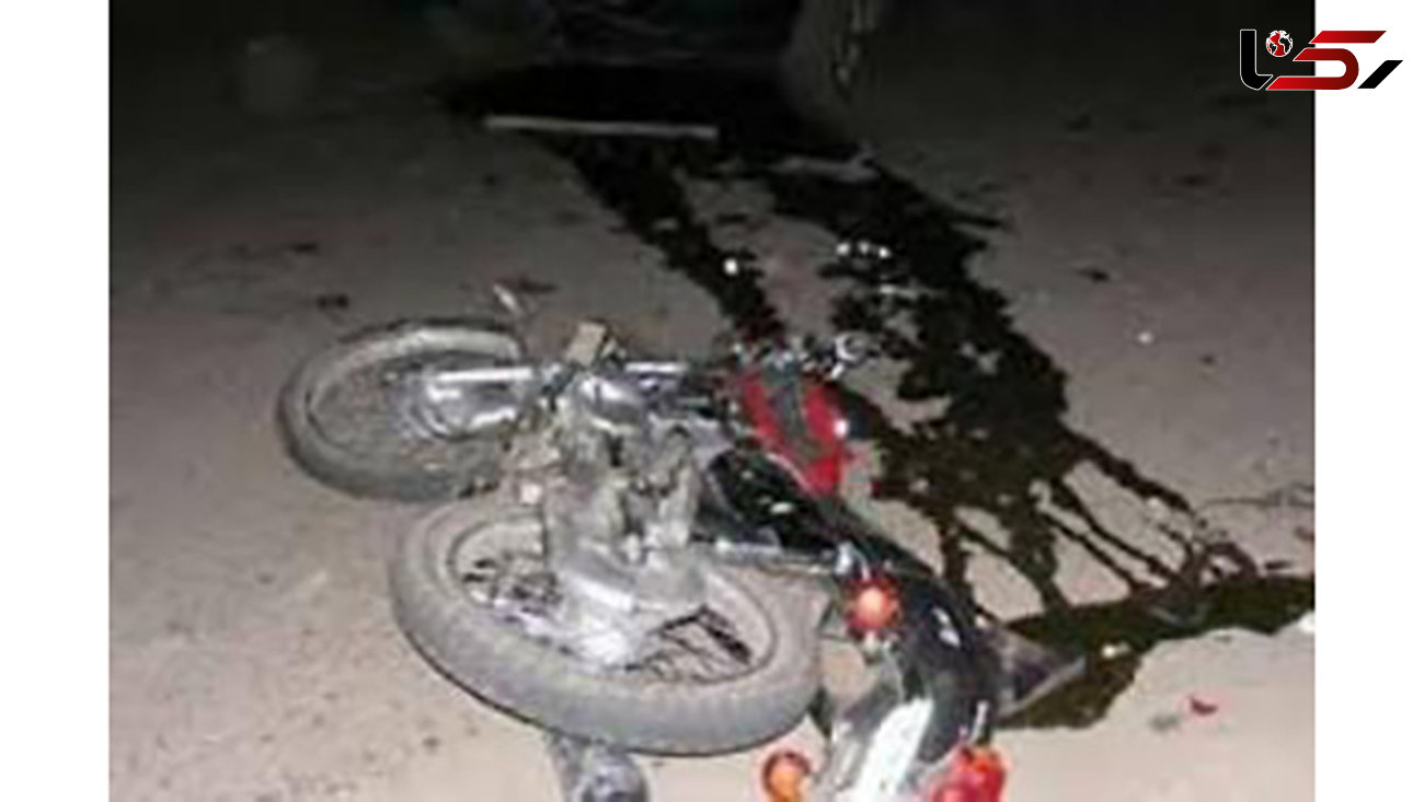 مرگ موتورسوار در تصادف جاده مرزی گنبدکاووس