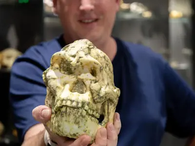 گشف گنج نفیس / فسیل انسان‌تبار «پا کوچولو»  ...  + عکس ها