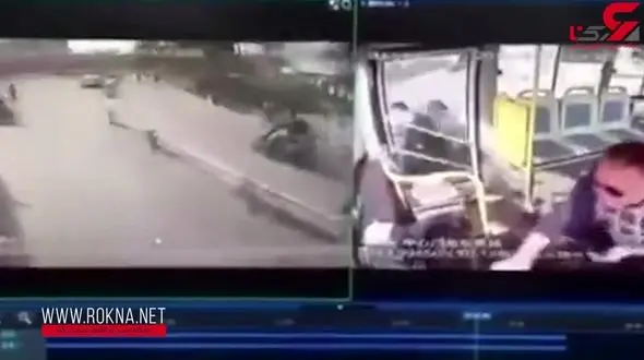 این راننده اتوبوس را با بازی رایانه‌ای اشتباه گرفت + فیلم