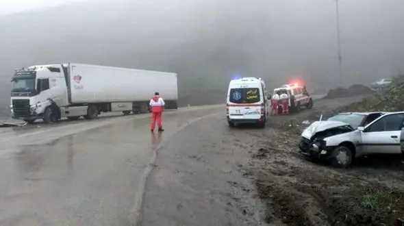 تصادف در جاده اردبیل- آستارا ۳ مصدوم برجای گذاشت