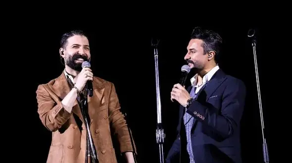 فیلم آواز باشکوه حمید هیراد و راغب  !