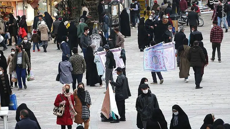 بازار شلوغ همدان