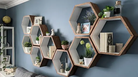 12 ایده لوکس  شلف‌ دیواری + عکس