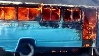 مرگ وحشتناک 5 زن و دختر و یک مرد در آتش‌سوزی مینی‌بوس + اسامی قربانیان
