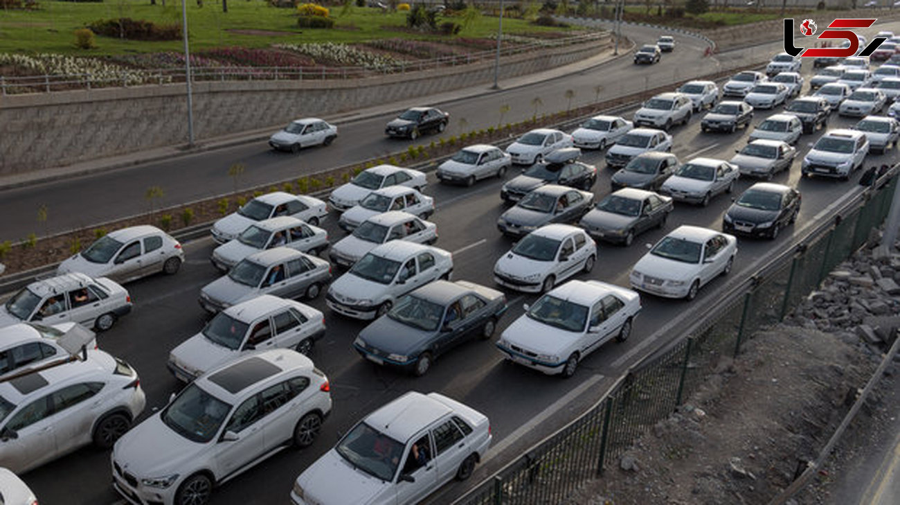 ترافیک نیمه‌سنگین در آزادراه کرج_قزوین و تهران_کرج 