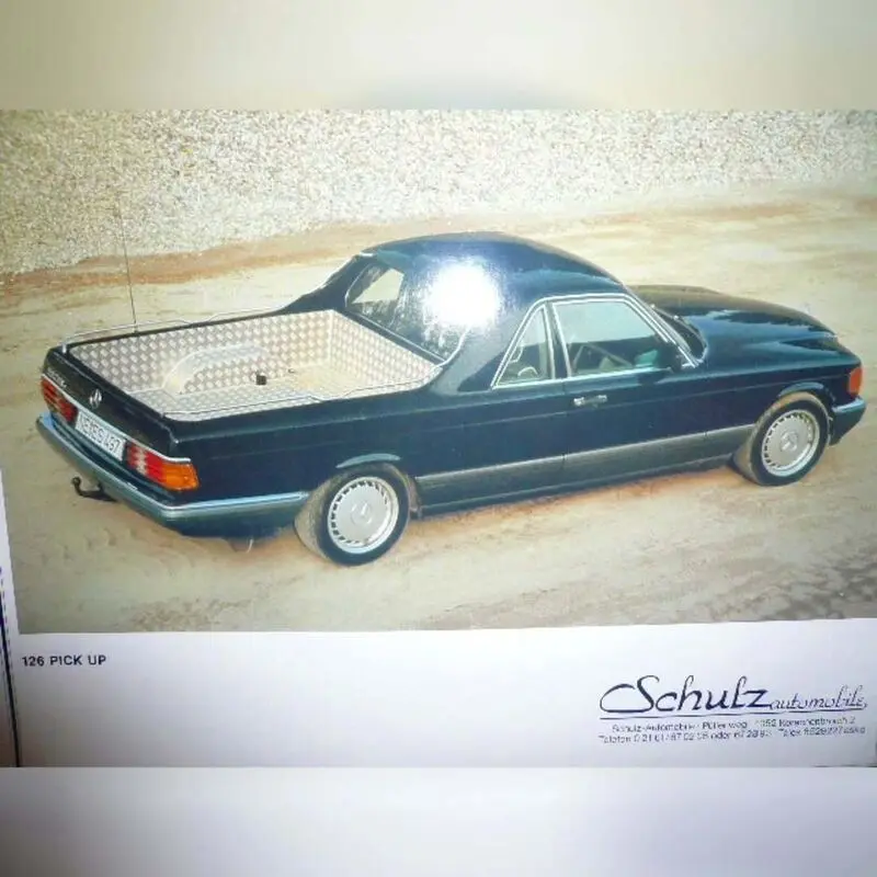 تنها مرسدس بنز 560 SEL پیکاپ جهان کجاست؟ معمای یک خودروی بسیار کمیاب از آلمان