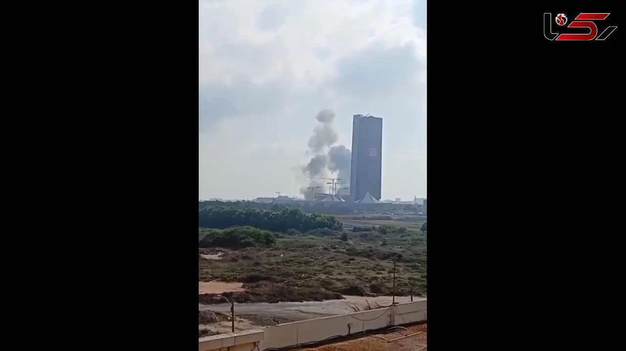 سپاه پاسداران: مرکز طراحی عملیات ترور و شرارت‌های رژیم صهیونیستی (موساد) در آتش می سوزد + فیلم اصابت موشک