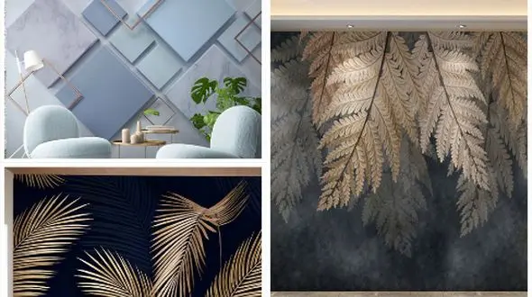 مدل‌ های مدرن کاغذ دیواری شیک | دیوار شاخص خانه خود را برجسته کنید 