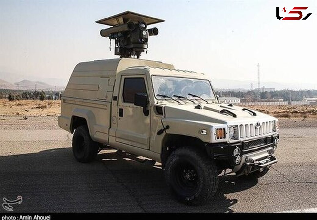 خودروی تاکتیکی موشک انداز ایرانی + عکس قاتل هلی کوپترهای جنگی را ببینید