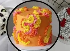 هنر تافتینگ روی کیک تولد؛ ترکیب زیبایی و طعم در یک قاب