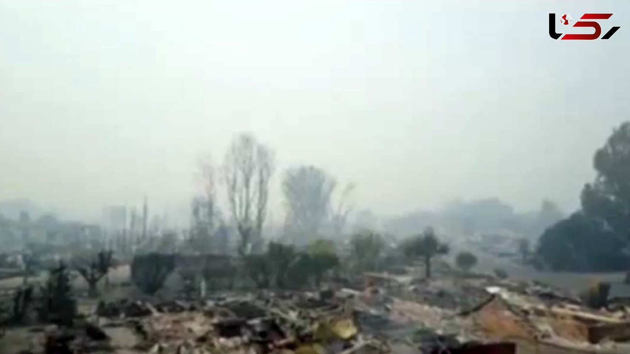 تصاویر هوایی از  کالیفرنیا ی سوخته پس از آتش سوزی+ فیلم واقعا دیدنی