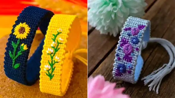 15 عکس دستبند بافتنی فانتزی؛ استایلی شاد و پرانرژی