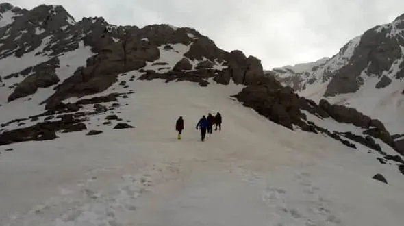 فرار از مرگ  کوهنورد همدانی در اشترانکوه