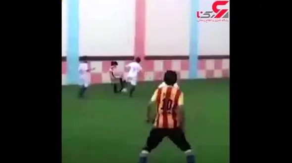 بنیامین 10 ساله مسی آینده دنیای فوتبال + فیلم 