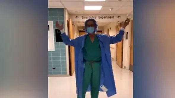 گلایه پزشک آمریکایی از کمبود اقلام بهداشتی در بیمارستان‌ها