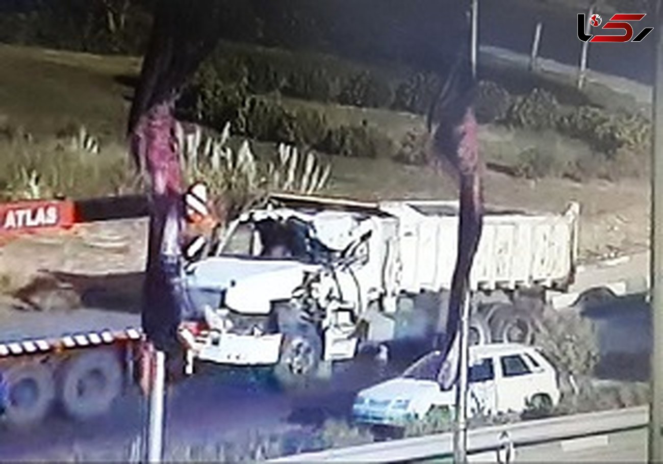 واژگونی کامیون در آزادراه آزادگان / 5 صبح رخ داد + عکس