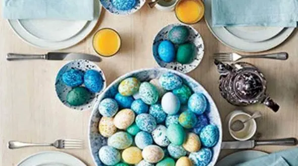 تخم مرغ های رنگی زیبا برای هفت سین  نوروزتان +تصاویر 