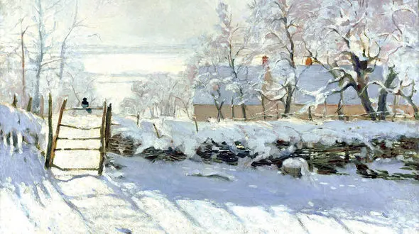 بررسی نقاشی معروف زاغی زمستانی