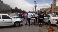 تصادف خونین ال نود با سینا در شیراز 