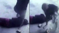 حمله یک مرد به دختر جوان در خیابان + فیلم و عکس