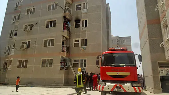 مرگ تلخ 2 کودک تنها در خانه / خفگی به خاطر آتش سوزی عامل حادثه بود+عکس