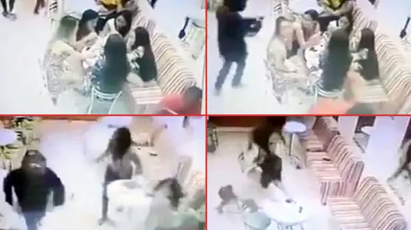 فیلم لحظه هولناک شلیک به پسر جوان که با یک دختر بستنی می خورد + تصاویر