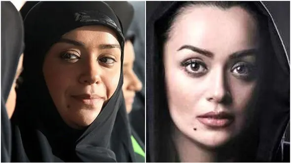 عکس متفاوت از الهام چرخنده در عید ! / روسری خوشرنگ بعد ازسالها !