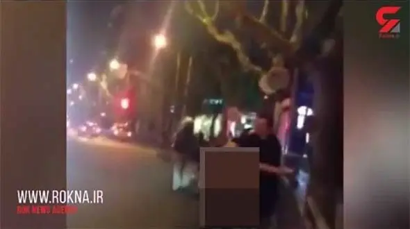 بی آبروی بزرگی که یک زن جوان در خیابان به وجود آورد! + فیلم لحظه دستگیری