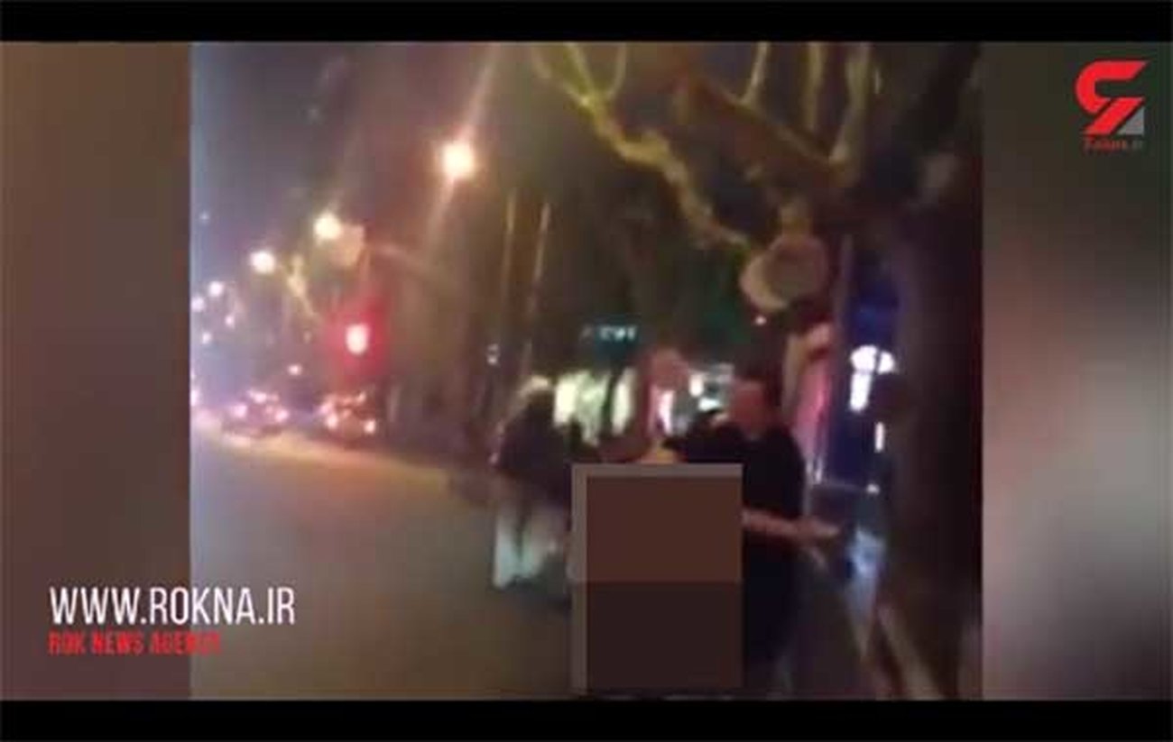 بی آبروی بزرگی که یک زن جوان در خیابان به وجود آورد! + فیلم لحظه دستگیری