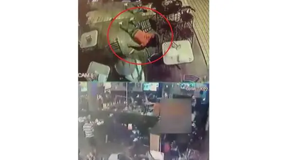 ببینید /  لحظه تکان‌دهنده از  قتل یک جوان در رستوران / شلیک به سر جلوی چشمان همه + فیلم
