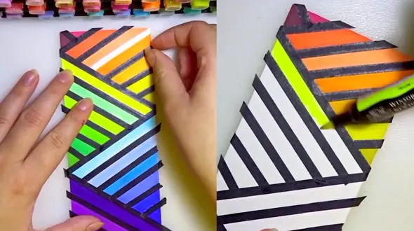 کاردستی رنگی و منحصر به فرد+ فیلم