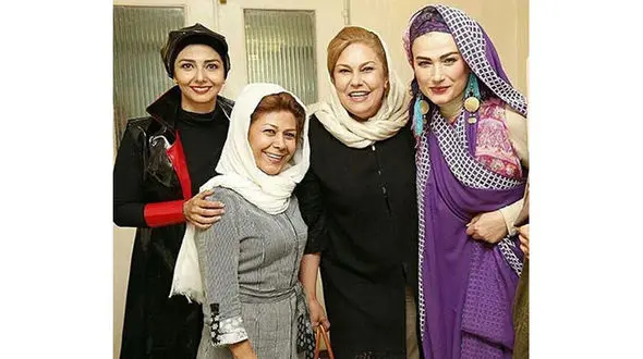 دورهمی بازیگران زن سرشناس سینما و تلویزیون! +سلفی دیدنی لادن مستوفی