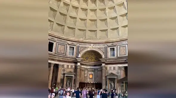 یکی از بزرگترین گنبدهای جهان را ببینیم + فیلم