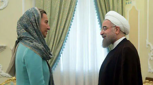 موگرینی با تبریک به روحانی: آماده ادامه همکاری‌ها هستیم