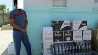 430 هزار نخ  سیگار قاچاق در آستارا کشف شد+عکس