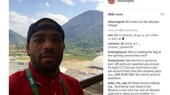 حمله طرفداران ورزشکار ایرانی به کری خوانی جردن باروز +فیلم و تصاویر