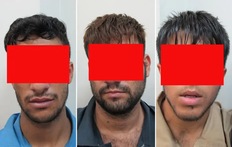 دستگیری 3 دزد افیونی خانه های اعیانی تهران / 15 دقیقه تعیقیب وگریز پلیسی در منطقه فرحزاد تهران+عکس